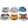 6 Masques Animaux Enfant