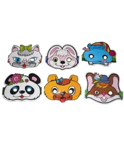 6 Masques Animaux Enfant