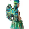 Ailes En Plumes De Paon Pour Femme