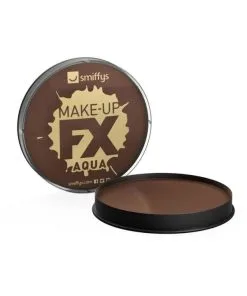 Smiffys Aqua Color Visage Et Corps Marron Foncé