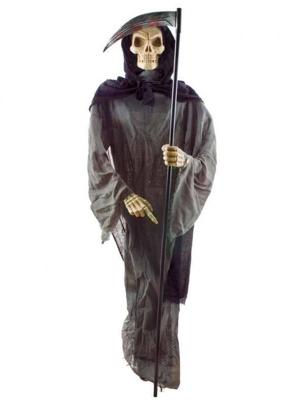 Automate Faucheuse De La Mort Avec Mouvement Et Son - 180 Cm 1 Automate Faucheuse De La Mort Avec Mouvement Et Son - 180 Cm