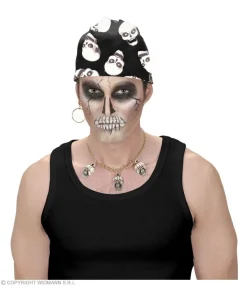 WIDMANN Bandana Tête De Mort Noir Et Blanc - 55x55 Cm - 100% Cotton 6 WIDMANN Bandana Tête De Mort Noir Et Blanc - 55x55 Cm - 100% Cotton -Halloween Soldes Boutique bandana tete de mort noir et blanc 55x55 cm 100 cotton 2