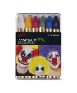 Smiffys Boîte De 6 Crayons Maquillage Carnaval