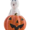 Bougie Halloween, Fantôme Sur Citrouille