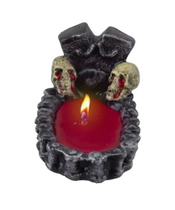 Bougie Squelette Halloween - Modèle Assorti -Halloween Soldes Boutique bougie squelette halloween modele assorti 2