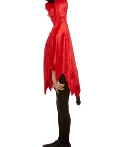 Smiffys Cape Diable Rouge Avec Cornes, Enfant Aspect Velours 5 Smiffys Cape Diable Rouge Avec Cornes, Enfant Aspect Velours -Halloween Soldes Boutique cape diable rouge avec cornes enfant aspect velours 2
