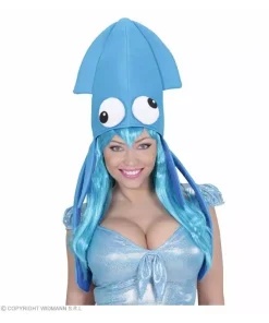 WIDMANN Chapeau Calamar Géant 4 Couleurs Assorties -Halloween Soldes Boutique chapeau calamar geant 4 couleurs assorties 1