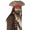 Smiffys Chapeau De Pirate Marron Avec Dreadlocks