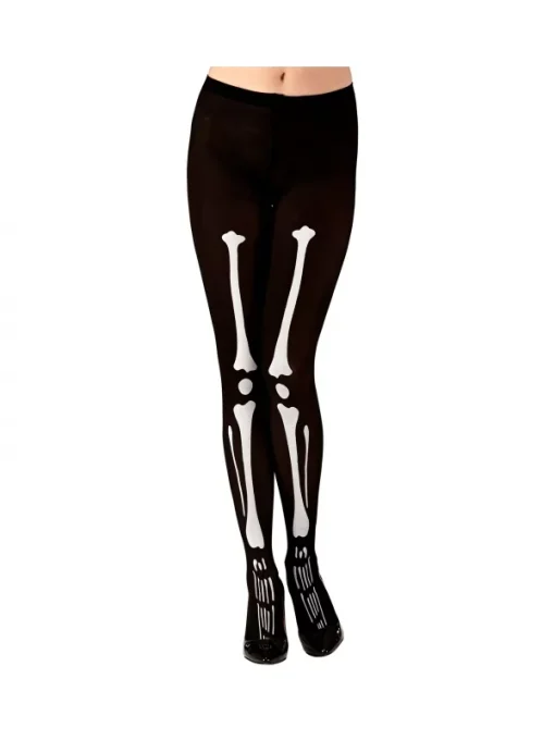 WIDMANN Collant Squelette Femme 40 DEN - -Halloween Soldes Boutique collant squelette femme 40 den