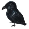 ESPA - Funny Fashion Corbeau Noir Avec Plumes - 9 Cm
