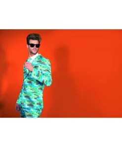 Smiffys Costume Aloha (veste, Pantalon, Cravate) -Halloween Soldes Boutique costume aloha veste pantalon cravate 3
