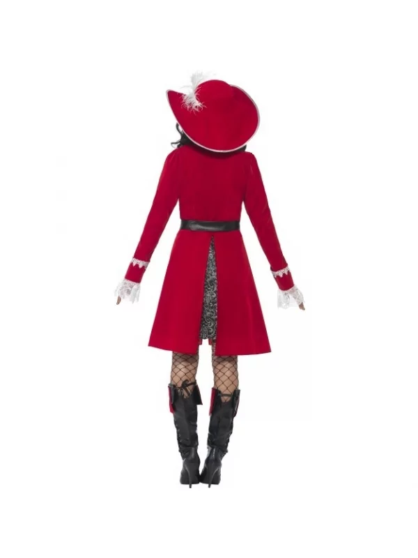 Smiffys Costume Authentique Femme Capitaine Luxe (robe, Veste, Cravate Et Couvre-bottes) 3 Smiffys Costume Authentique Femme Capitaine Luxe (robe, Veste, Cravate Et Couvre-bottes) – Image 3