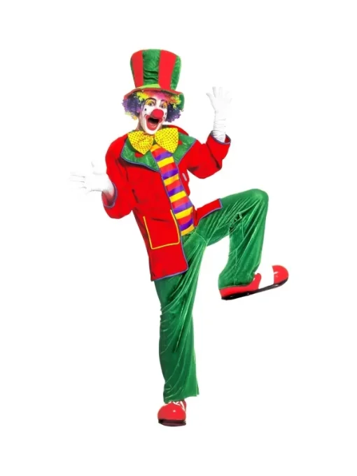 WIDMANN Costume Clown (veste, Pantalon, Nœud Papillon, Chapeau) -Halloween Soldes Boutique costume clown veste pantalon noeud papillon chapeau