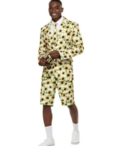 Smiffys Costume Motif Tourne Sol, Veste, Shorts Et Cravate