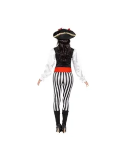 Smiffys Déguisement Pirate Femme (haut, Pantalon, Couvre-bottes, Tour Du Cou Gothique Et Ceinture) -Halloween Soldes Boutique costume pirate femme 23 3