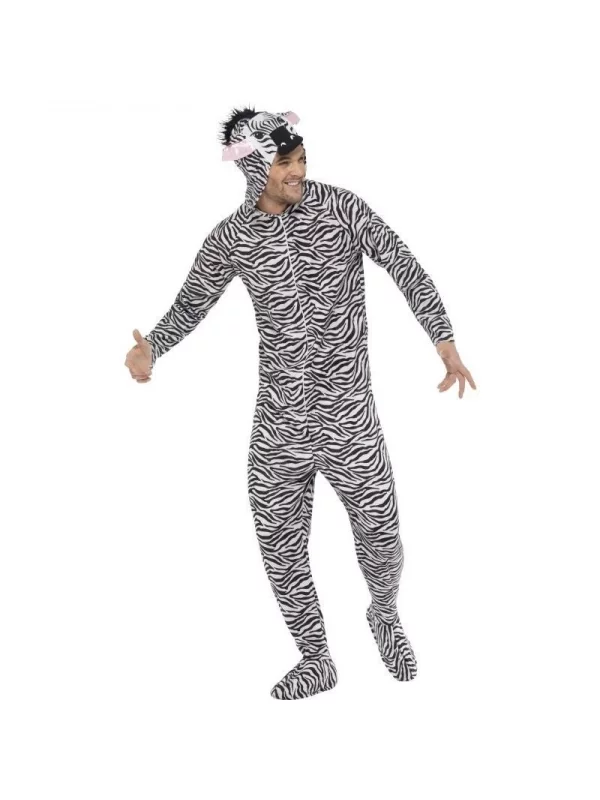 Smiffys Déguisement Zèbre Adulte (combinaison) 2 Smiffys Déguisement Zèbre Adulte (combinaison) – Image 2