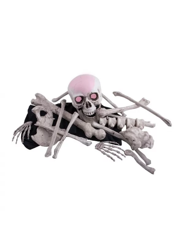 ESPA - Funny Fashion Déco Halloween Os Et Crâne Avec Lumière 1 ESPA - Funny Fashion Déco Halloween Os Et Crâne Avec Lumière