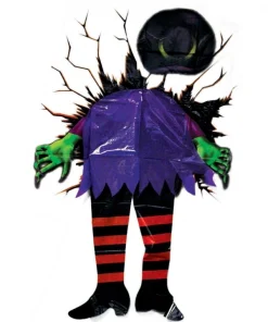 Déco Halloween, Sorcière écrasée Contre Le Mur