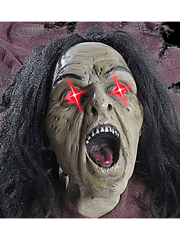 WIDMANN Décoration D'Halloween : Sorcière Animée De 160 Cm Avec Sons Et Lumières 4 WIDMANN Décoration D'Halloween : Sorcière Animée De 160 Cm Avec Sons Et Lumières – Image 4