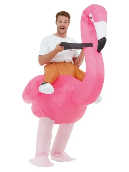 Smiffys Déguisement à Dos De Flamant Rose Gonflable, Rose, Avec Combinaison Surdimensionnée Et Ventilateur à Gonflage Automatique -Halloween Soldes Boutique deguisement a dos de flamant rose gonflable rose avec combinaison surdimensionnee et ventilateur a gonflage automatique