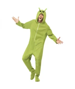 Smiffys Déguisement Alien Vert Adulte (combinaison Avec Capuche) -Halloween Soldes Boutique deguisement alien vert adulte combinaison avec capuche 2