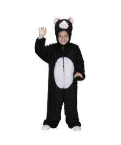 WIDMANN Déguisement Chat Enfant (combinaison à Capuche Avec Masque)