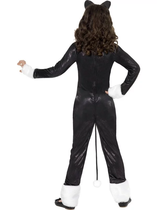 Smiffys Déguisement Chat Noir Et Blanc (combinaison Pantalon, Queue Et Serre-tête) 3 Smiffys Déguisement Chat Noir Et Blanc (combinaison Pantalon, Queue Et Serre-tête) – Image 3