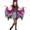 WIDMANN Déguisement Chauve-souris Fille Noir Et Violet (robe Tutu Avec Ailes, Oreilles)