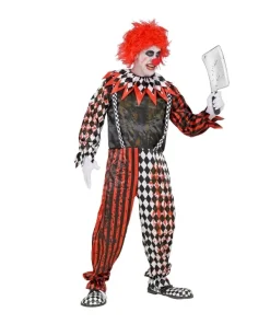 WIDMANN Déguisement Clown De L'horreur Adulte (combinaison & Col) - Du S Au XXXL -Halloween Soldes Boutique deguisement clown de l horreur adulte combinaison col du s au xxxl 2