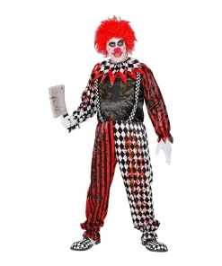 WIDMANN Déguisement Clown De L'horreur Adulte (combinaison & Col) - Du S Au XXXL