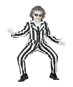 WIDMANN Déguisement Clown Fantôme Garçon (veste, Pantalon, Cravate) -Halloween Soldes Boutique deguisement clown fantome garcon veste pantalon cravate 2