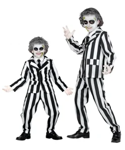 WIDMANN Déguisement Clown Fantôme Garçon (veste, Pantalon, Cravate)