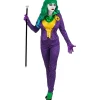 WIDMANN Déguisement Clown Maléfique Femme Violet Et Jaune (veste Avec Chemise Et Gilet, Pantalon, Gants)