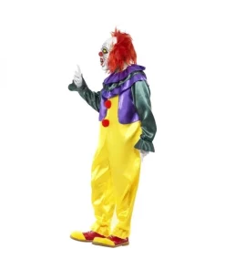 Smiffys Déguisement Clown Monstrueux Jaune, Homme (combinaison Et Masque) -Halloween Soldes Boutique deguisement clown monstrueux jaune homme combinaison et masque 2