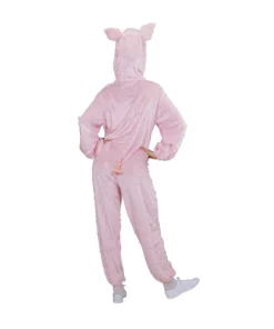 WIDMANN Déguisement Cochon Rose Adulte (combinaison à Capuche Avec Masque) -Halloween Soldes Boutique deguisement cochon rose adulte combinaison a capuche avec masque 3
