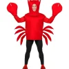 WIDMANN Déguisement Crabe Rouge Homme