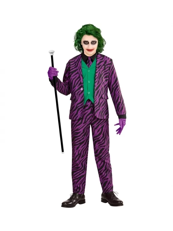 WIDMANN Déguisement De Clown Maléfique Garçon (veste Avec Gilet, Pantalon, Cravate) 1 WIDMANN Déguisement De Clown Maléfique Garçon (veste Avec Gilet, Pantalon, Cravate)