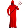 WIDMANN Déguisement De Démon Rouge Enfant (robe Avec Capuche Et Masque)