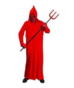 WIDMANN Déguisement De Démon Rouge Enfant (robe Avec Capuche Et Masque)