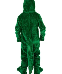 ESPA - Funny Fashion Déguisement De Mascotte Dinosaure Vert Pour Adulte Avec Accessoires -Halloween Soldes Boutique deguisement de mascotte dinosaure vert pour adulte avec accessoires 2