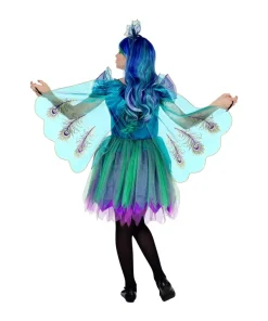 WIDMANN Déguisement De Paon Fille (robe Et Serre-tête) -Halloween Soldes Boutique deguisement de paon fille robe et serre tete 2