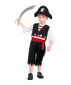 WIDMANN Déguisement De Pirate Du 2 Ans Au 4 Ans (haut, Pantalon, Ceinture, Chapeau)