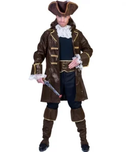 Déguisement De Pirate Homme Aspect Simili Cuir