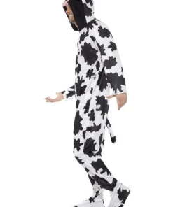 Smiffys Déguisement De Vache Noir Et Blanc Adulte Avec Capuche -Halloween Soldes Boutique deguisement de vache noir et blanc adulte avec capuche 3