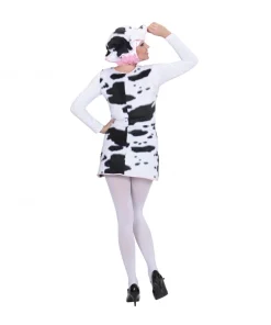 WIDMANN Déguisement De Vache Rigolote Femme Avec Robe Et Chapeau -Halloween Soldes Boutique deguisement de vache rigolote femme avec robe et chapeau 2
