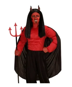WIDMANN Déguisement Démon Garçon (chemise Muscles, Cape)
