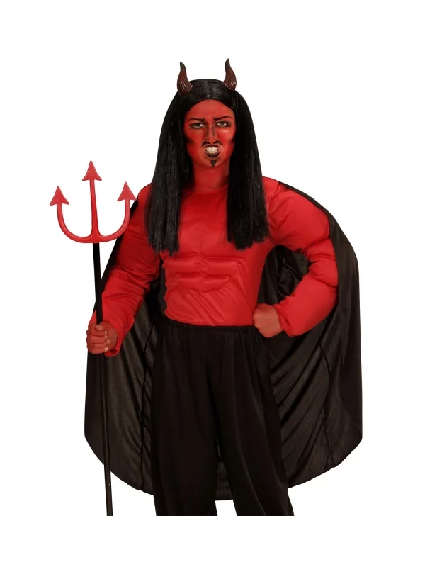 WIDMANN Déguisement Démon Garçon (chemise Muscles, Cape) 1 WIDMANN Déguisement Démon Garçon (chemise Muscles, Cape)