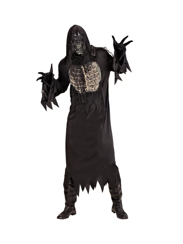 WIDMANN Déguisement Démon Homme (tunique à Capuche, Gants, Masque) 1 WIDMANN Déguisement Démon Homme (tunique à Capuche, Gants, Masque)