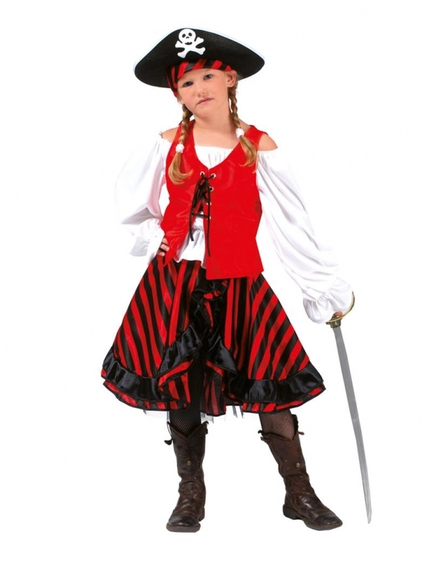 Déguisement élégant De Pirate Pour Fille Complet 1 Déguisement élégant De Pirate Pour Fille Complet