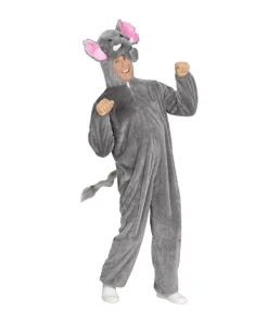 WIDMANN Déguisement Eléphant Gris, Adulte (combinaison à Capuche Avec Masque) -Halloween Soldes Boutique deguisement elephant gris adulte combinaison a capuche avec masque 1